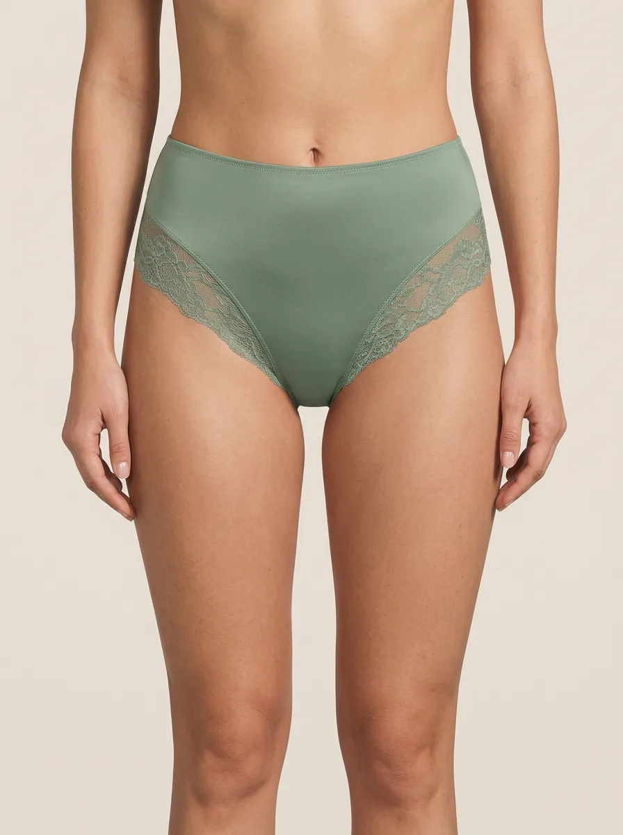 Everyday Floral-Lace Lace-Trimmed Briefs