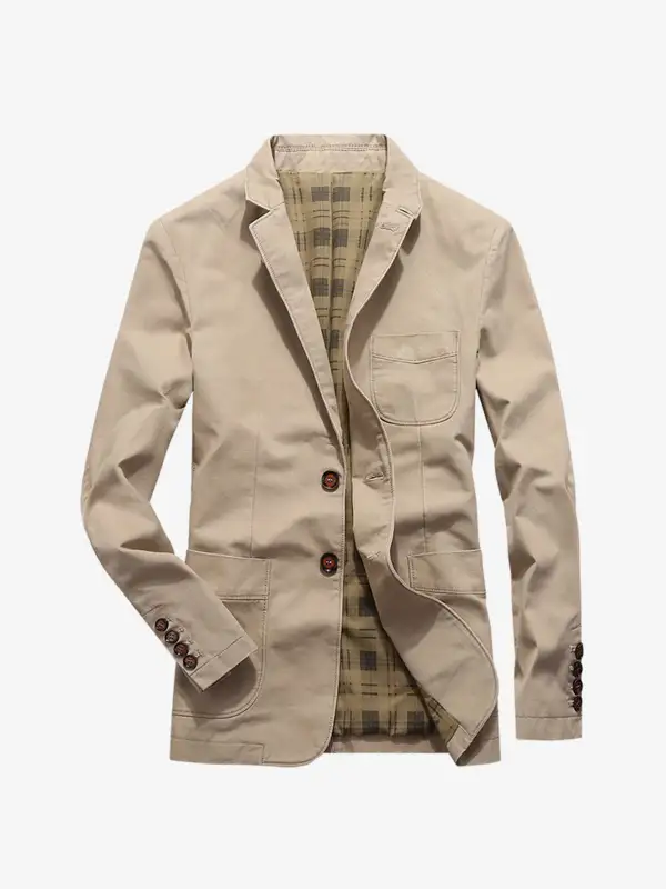 Men's Pocketed Tailored Jacket