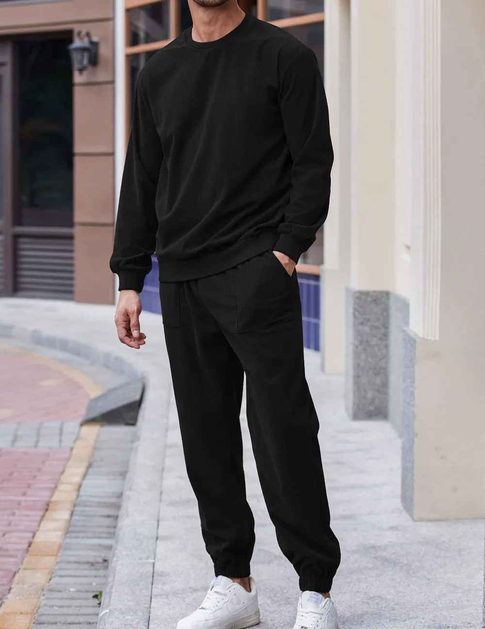 Long Sleeve Pullover Sports Sets
