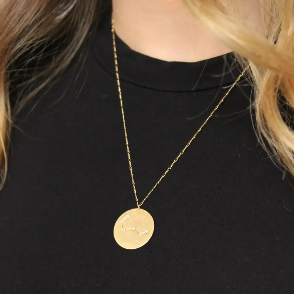 Celestial Zodiac Pendant Necklace