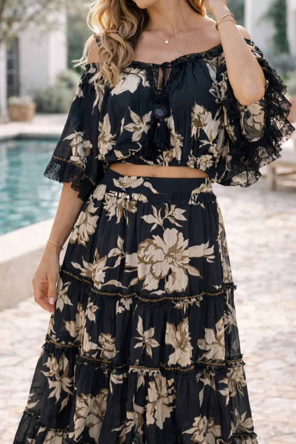 Travel Everyday Casual Floral Skirt