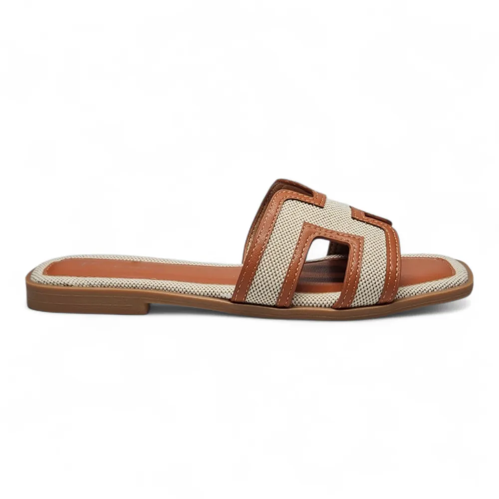 Coastal Canvas H Band Sandal