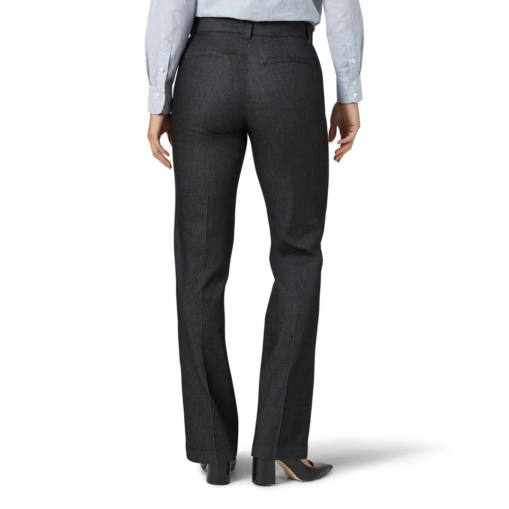 Women's Ultra Lux Comfort with Flex Motion Black Trouser