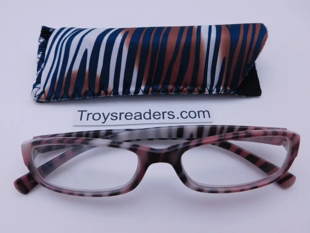 Animal Print Reading Glasses with Matching Case