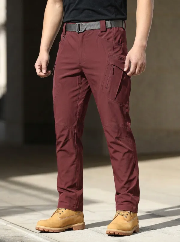 Men's Multi-Pocket Quick-Dry Hiking Flap-Pocket Cargo Pants
