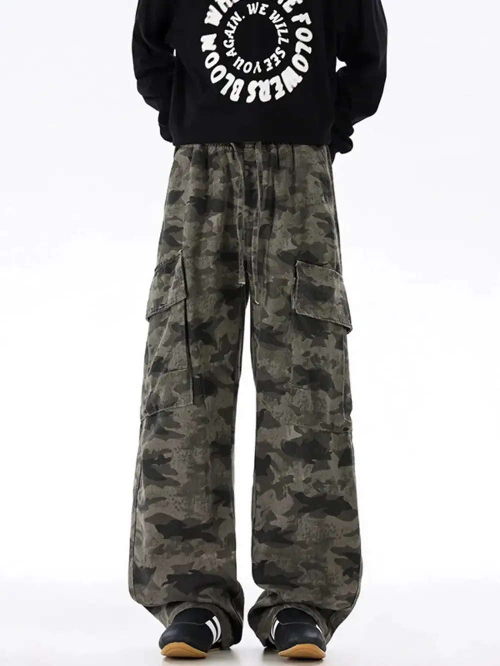 Everyday Camouflage Wide Leg Pants