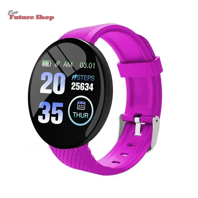 D18 Smartwatch for iOS & Android | Health Monitor | Notifications