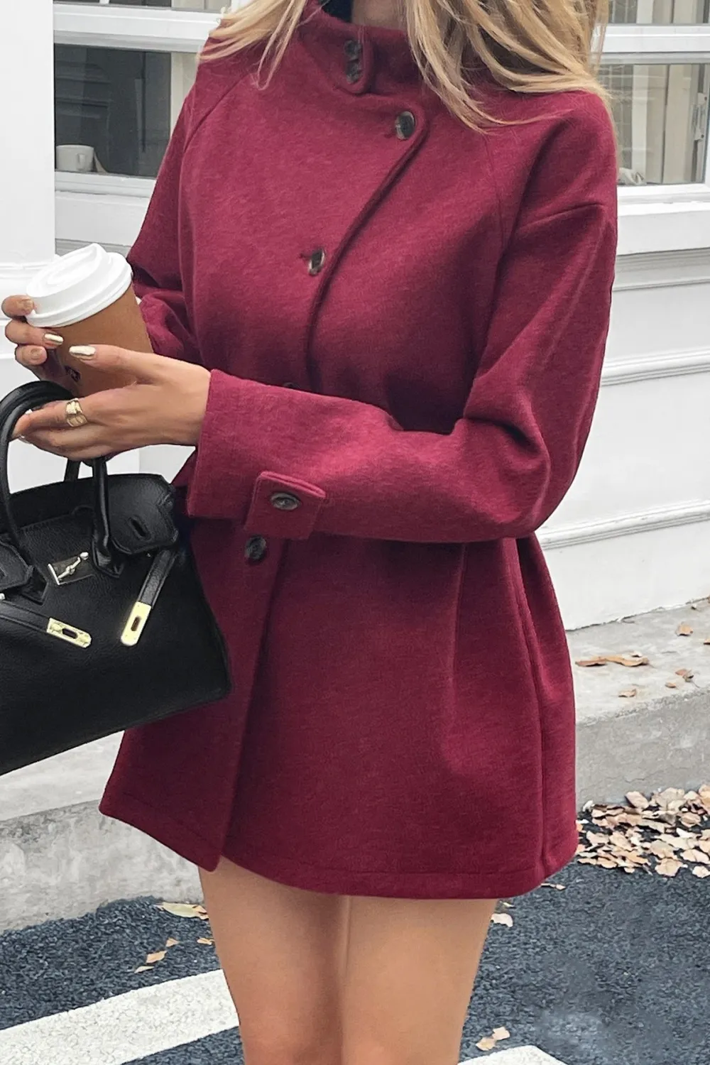 Belted Sweater Coat