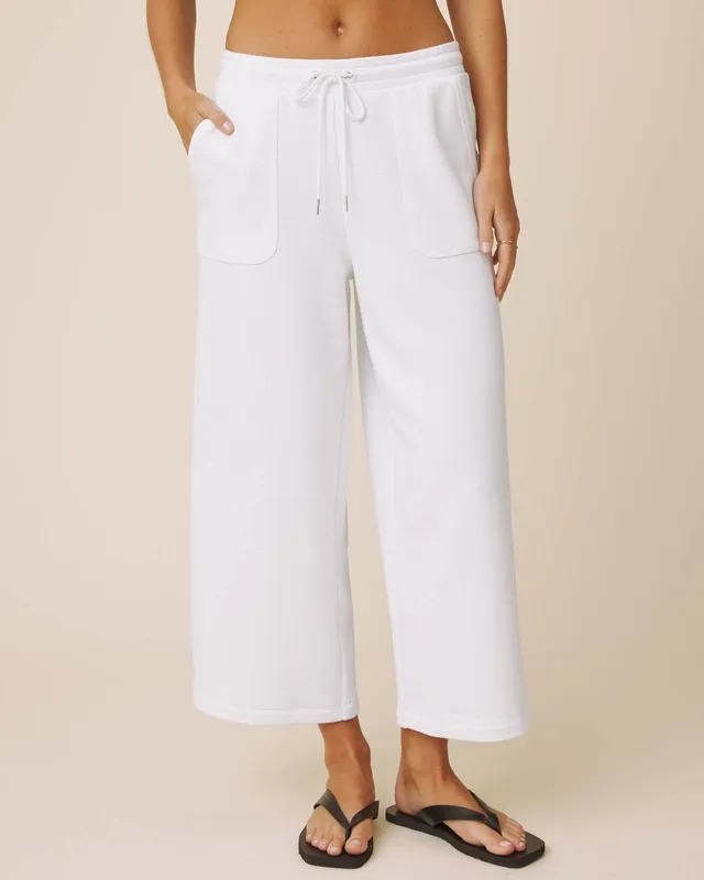 Textured Sweatpant Jogger Pants