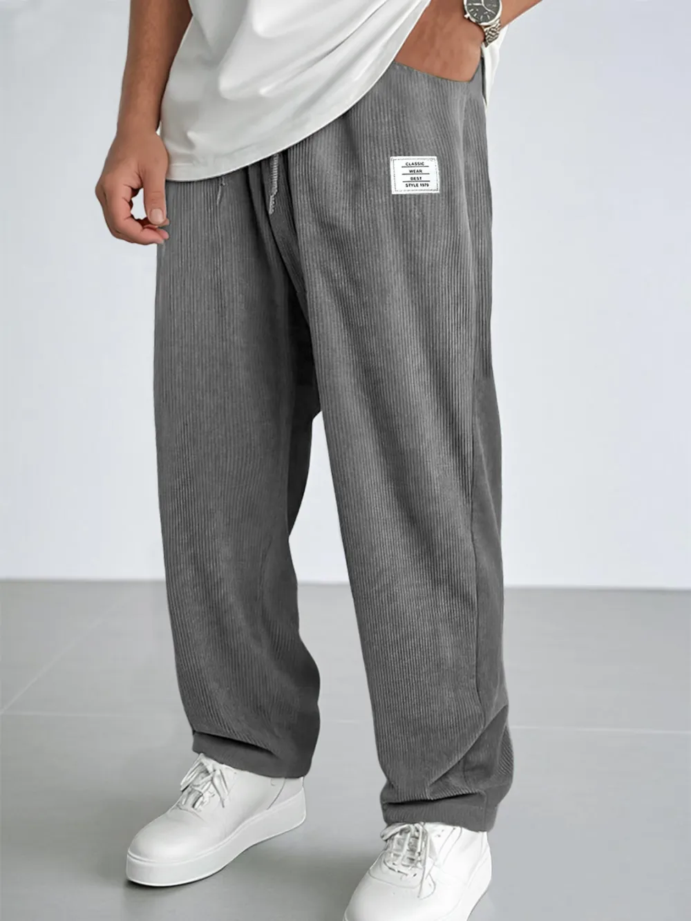 Corduroy Pull On Trousers