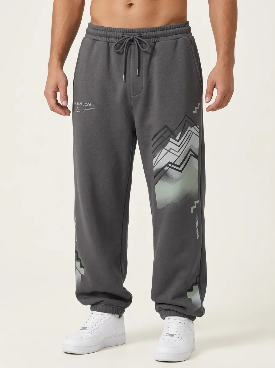 Unisex Mountain Trail Graphic Sweatpants