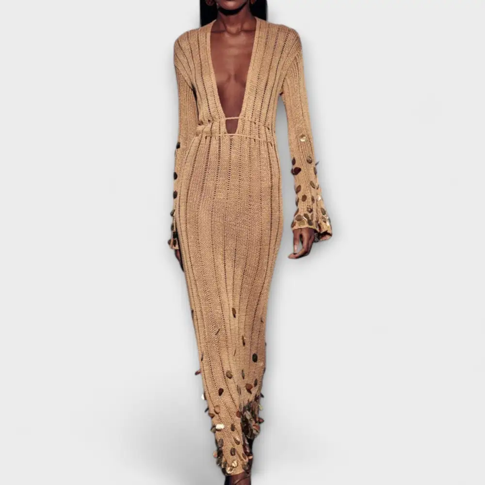 Knit Detail Everyday Maxi Dress