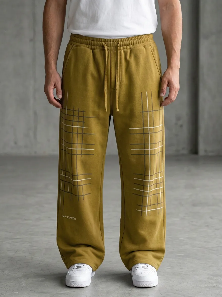 Urban Sweatpants Grid Men's Sweatpants