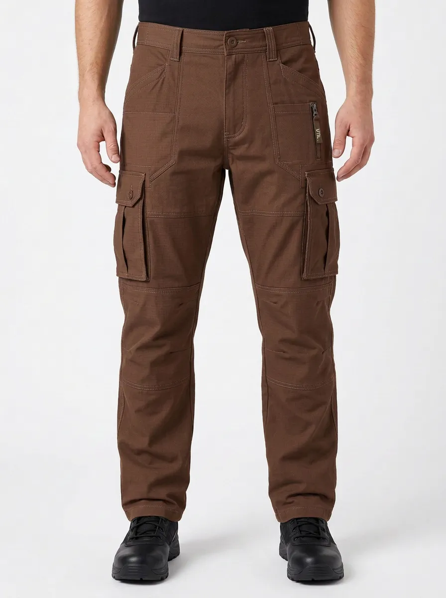 Men's Oversized Pocket Utility Cargo Pants