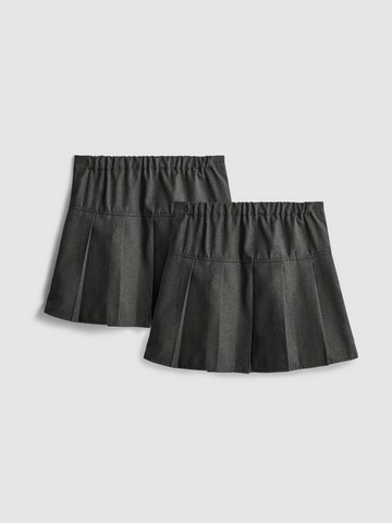 3-7yrs | 2pk Pleated School Skirts detail 3
