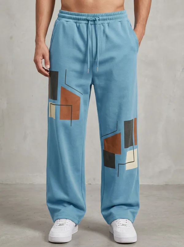 Unisex Graphic Geometry Everyday Joggers