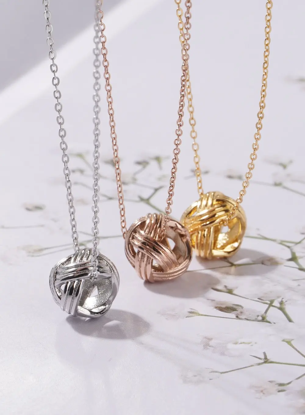 Ball of Yarn Necklace