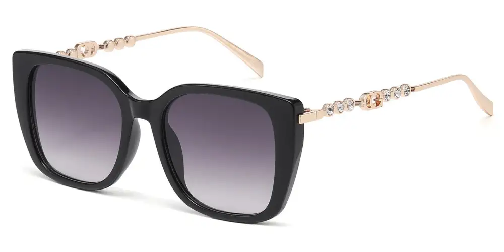 Women's Rhinestone Detail Fashion Sunglasses
