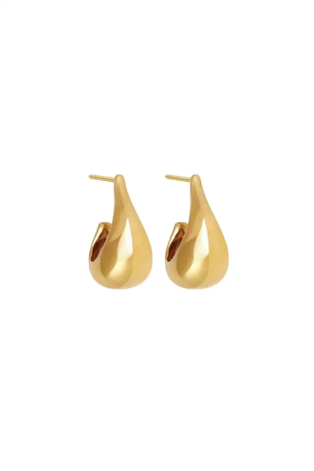 Flame Polished Earrings