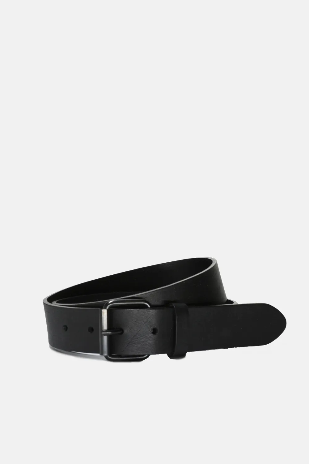 Smooth Leather Buckle Belt