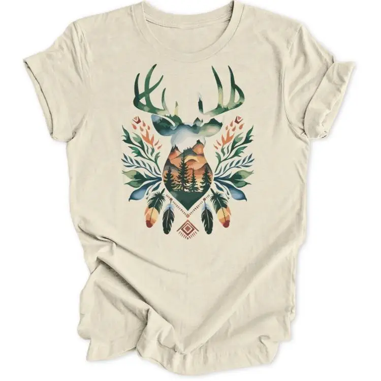 Boho Deer Unisex T-Shirt
