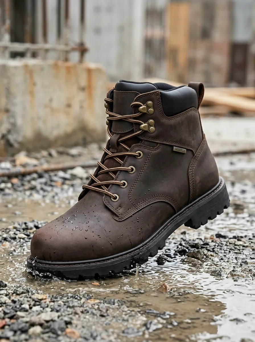 Task-Ready Men's Waterproof Work Boots