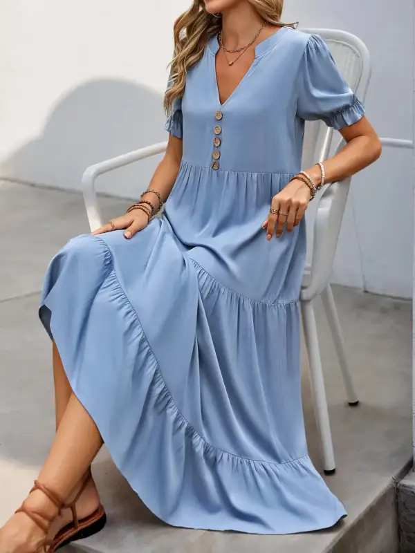 Tie Detail Midi Dress