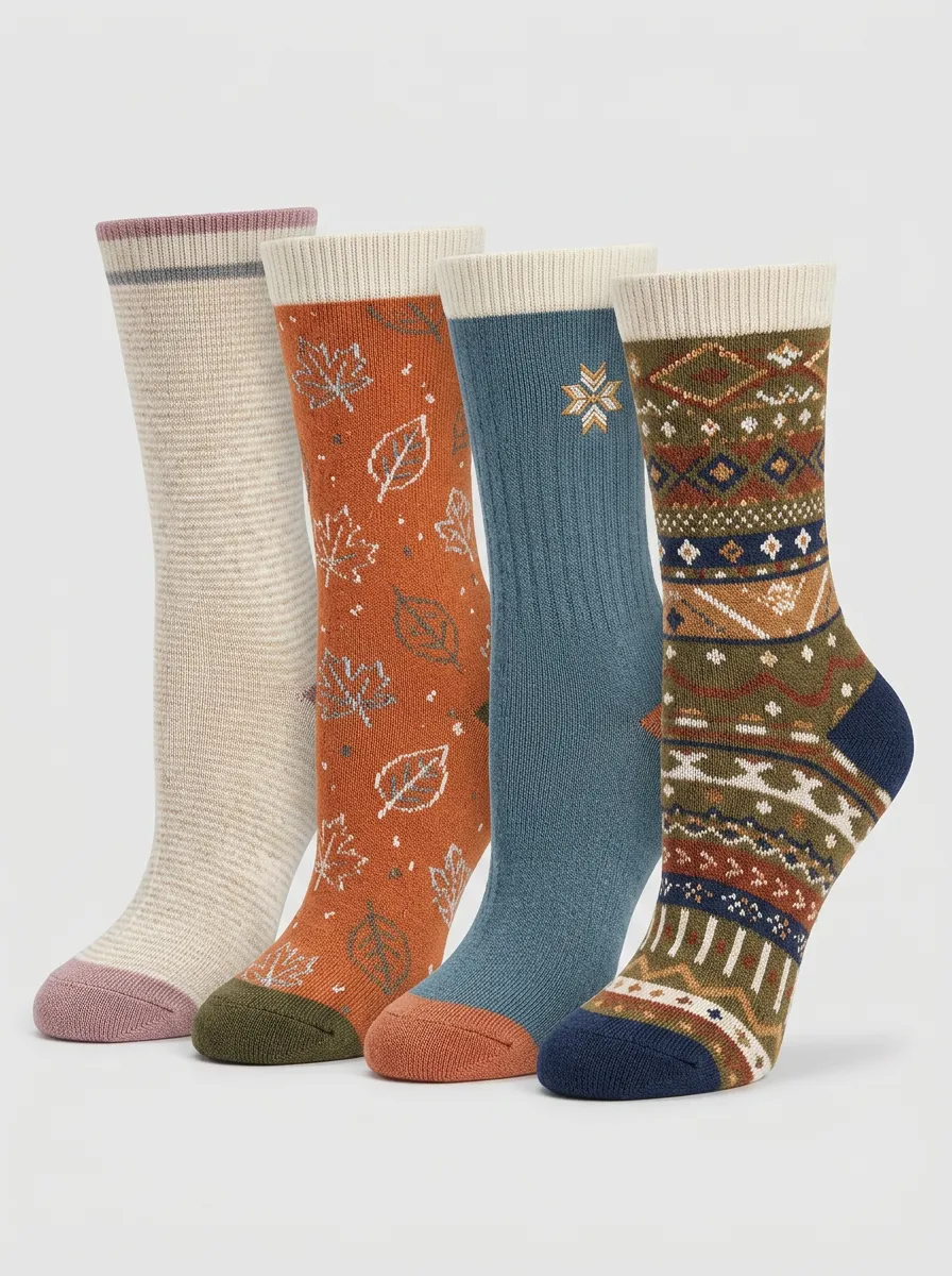 Women's Artful-Style Four Pair Socks