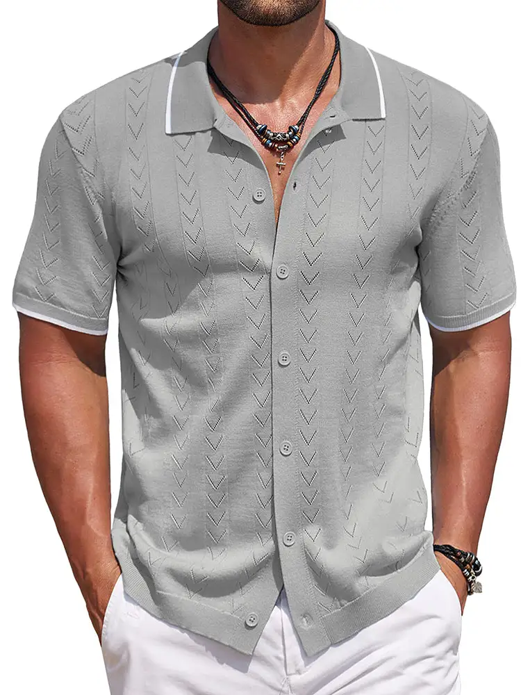 Textured Relaxed Cut Shirt