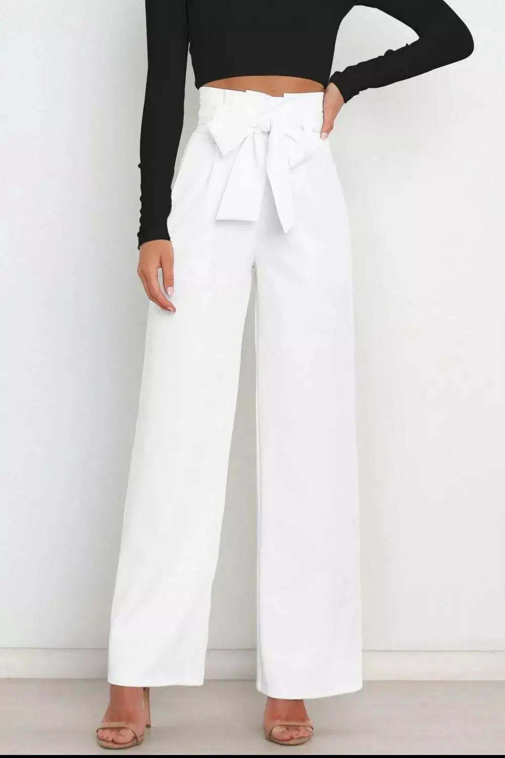 Wide Leg High Waist Pocketed Everyday Pants