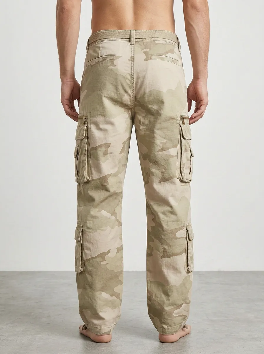 Men's Desert Camouflage Camouflage Cargo Pants