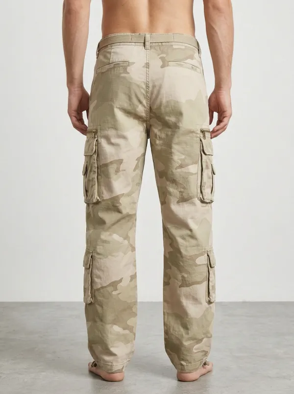 Men's Desert Camouflage Camouflage Cargo Pants