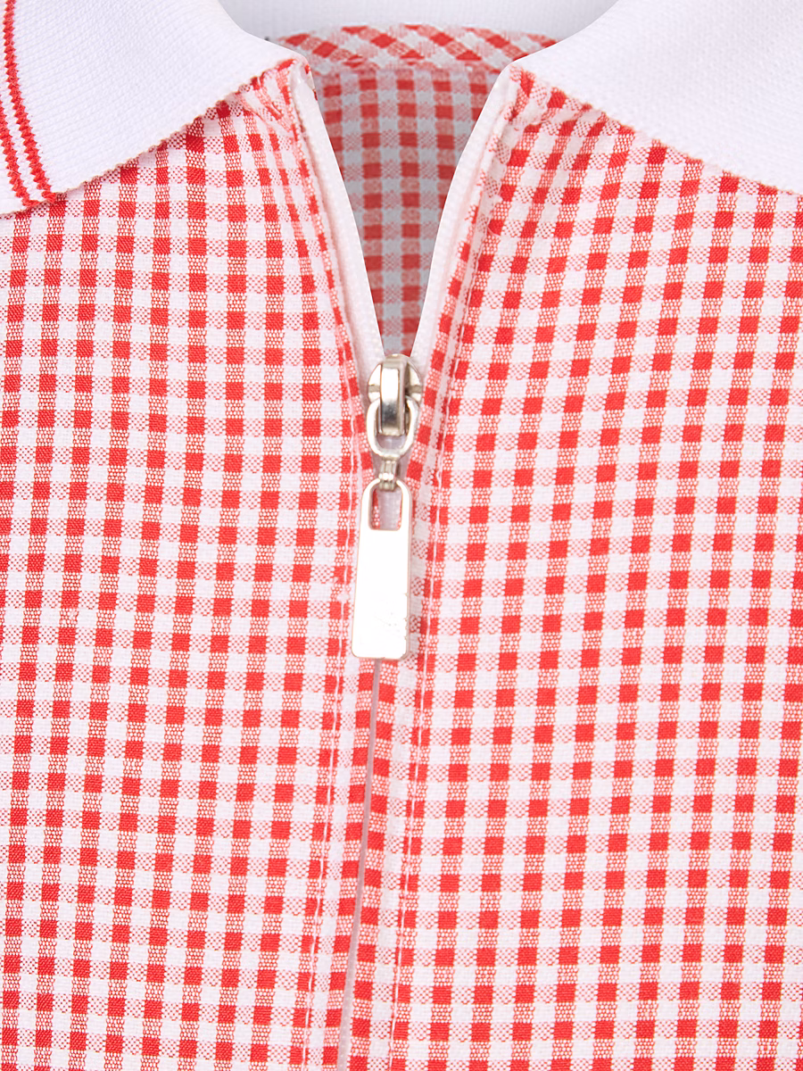 Red Gingham Girls School Playsuit 2 Pack detail 1