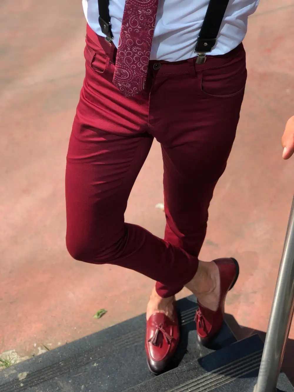 Classic Everyday Slim Fit Refined Tailored Trousers