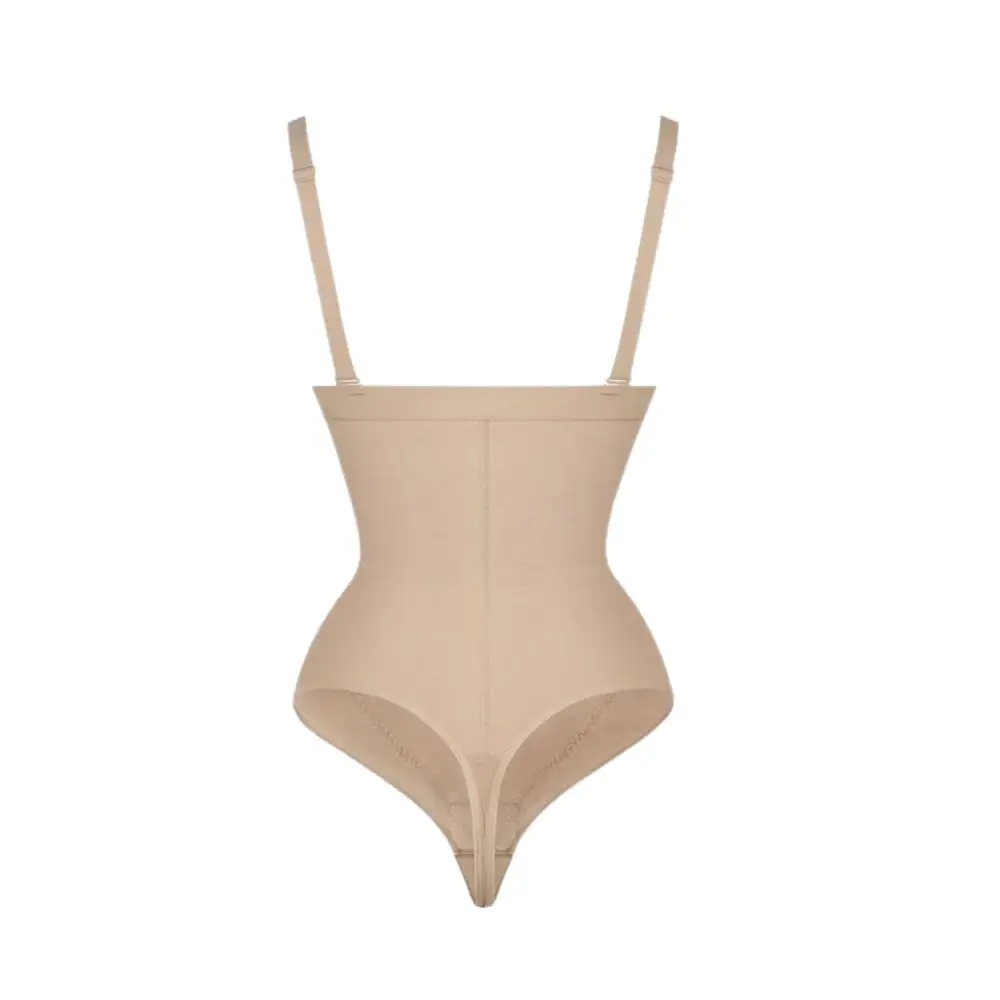 High Waist Full Support Thong Bodysuit