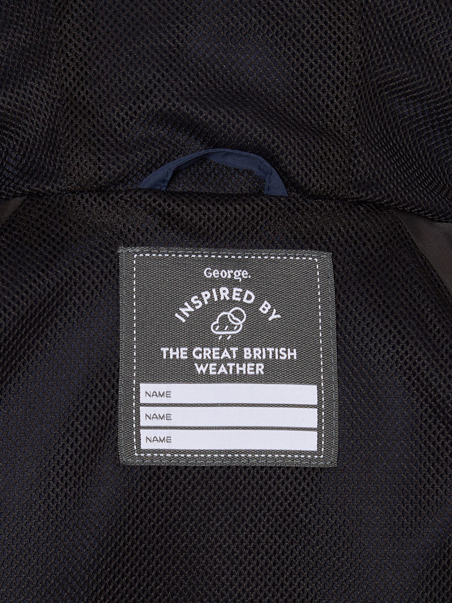 Navy Lightweight Shower Resistant Jacket detail 3