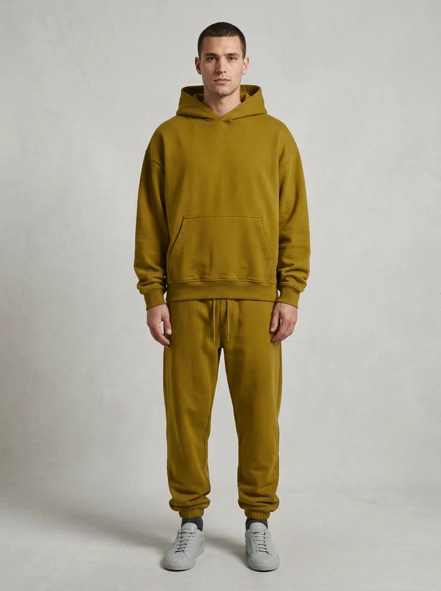 Sweatpants Geometric Men's Two-Piece Tracksuit