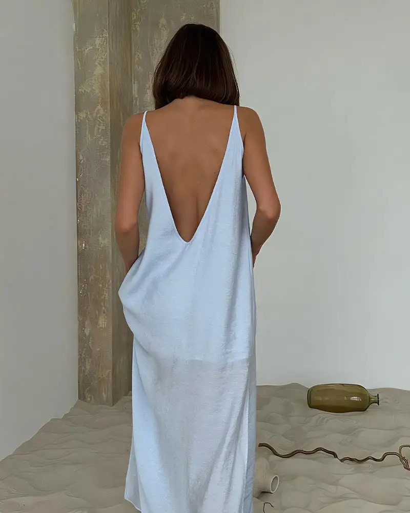 The Effortless Breeze Maxi Slip Dress