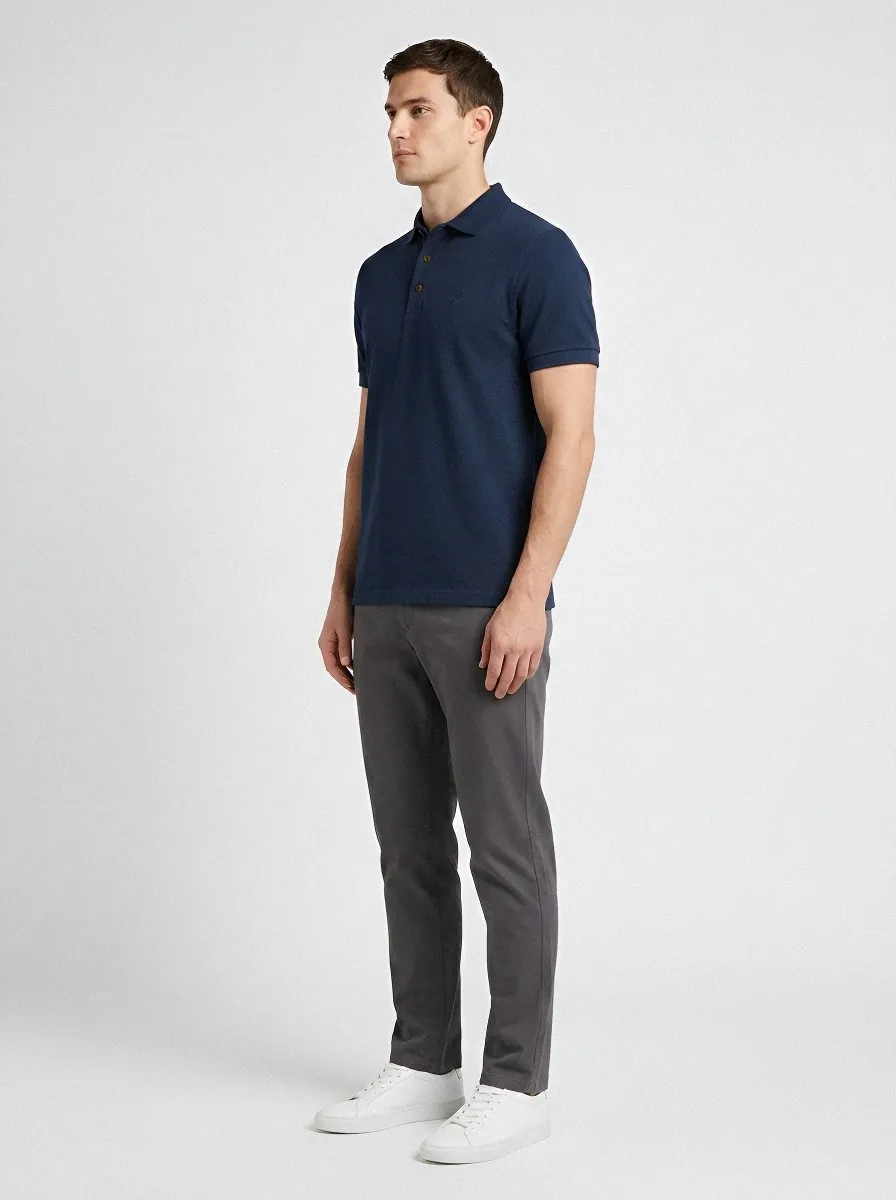 Refined Clean-Line Men's Polo Shirt