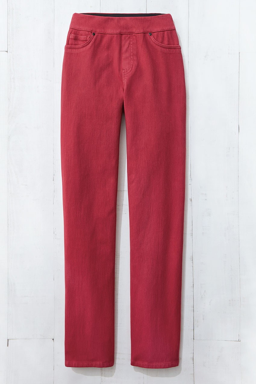 Knit Denim ShapeMe® Slim Leg Jeans