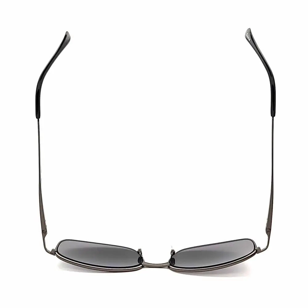 Oval Full-Lens Smoke-Lens Reading Sunglasses