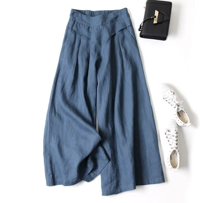 High Waist Wide Leg Baggy Pants