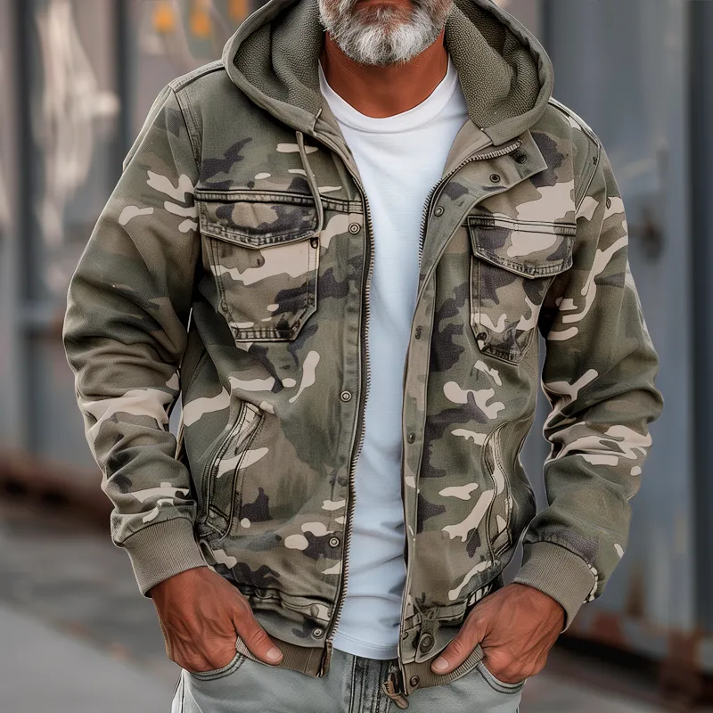 Utility Pocket Camo Jacket