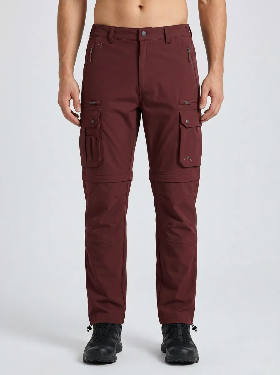 Men's Frontier Performance Multi-Pocket Waterproof Zip-Off Tactical Cargo Pants