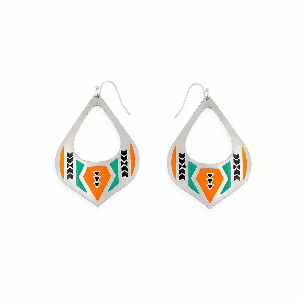 Detailed Artful Statement Earrings