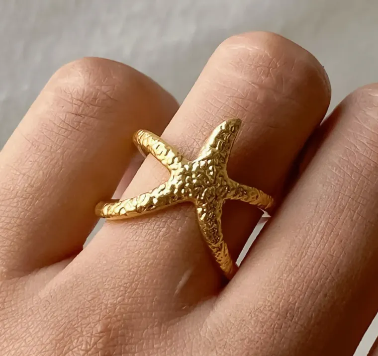 Starfish Wrap Open Ring