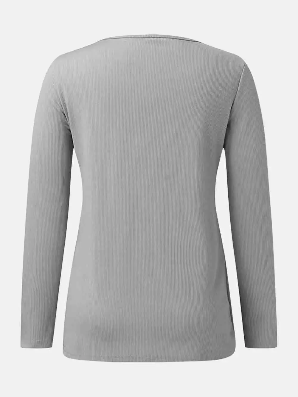 Scoop Neck Long Sleeve T-Shirt