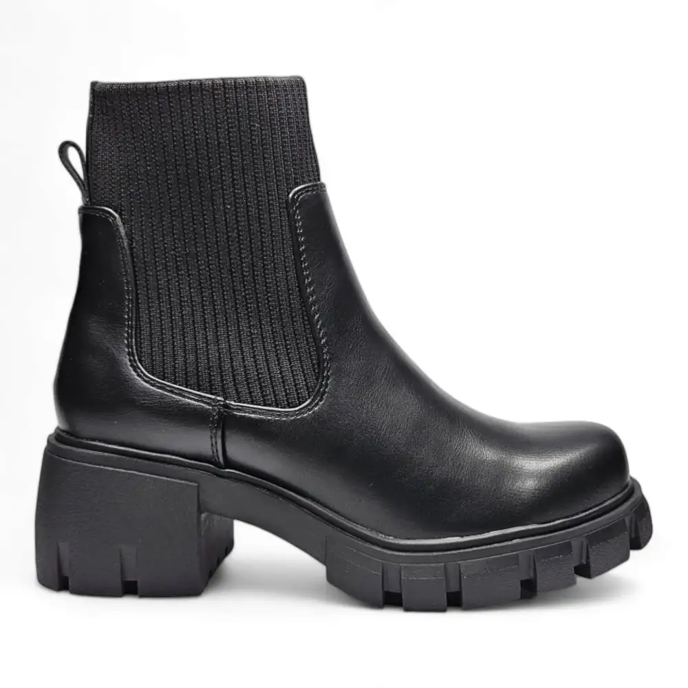 Zordy Elastic Shaft Lug Bootie
