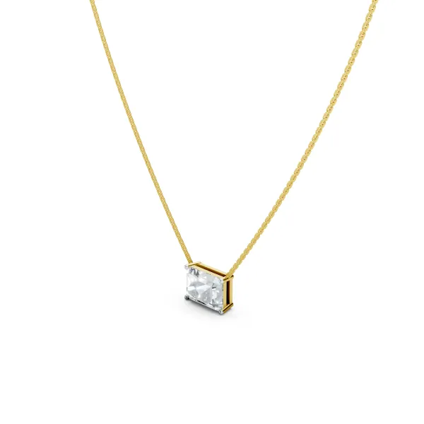 Geometric Square Pendant Necklace