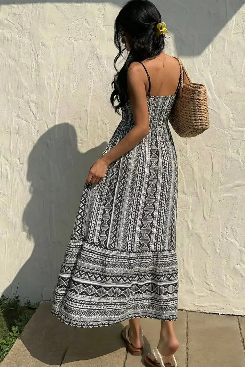 Square Neck Dress Casual